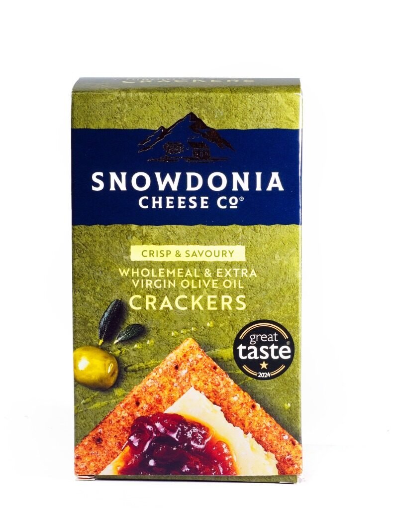 Snowdonia Wholemeal & Extra Virgin Olive Crackers
